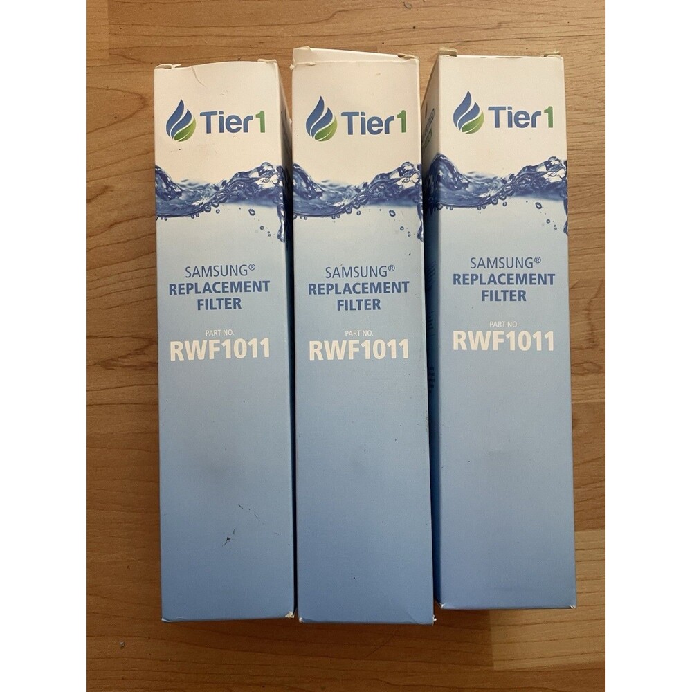 3x Tier1 RWF1011 Samsung Refrigerator Water Filters - Sealed New